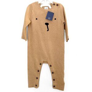 NWT 6-12 Months GAP Baby Brannan Bear Sweater One-Piece